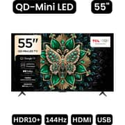 TCL 55inch C61K 4K UHD QD-MiniLED Google Television (2026 Model) - 55C61K - International Version