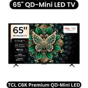 TCL 65inch C61K 4K UHD QD-MiniLED Google Television (2026 Model) - 65C61K - International Version