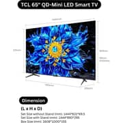 TCL 65inch P81L 4K UHD QD-Mini Dimming Google Television (2026 Model) - 65P81L - International Version
