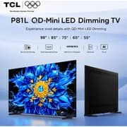TCL 75inch P81L 4K UHD QD-Mini Dimming Google Television (2026 Model) - 75P81L - International Version