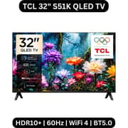 TCL 32inch S51K Full HD 2K QLED Google Television (2026 Model) - 32S51K - International Version