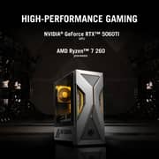 Asus TUF TM500 Gaming Tower (2026) Desktop - AMD Ryzen 7-260 / 1TB SSD / 32GB RAM / 8GB NVIDIA GeForce RTX 5060TI Graphics / Windows 11 Home / Grey / Middle East Version - [TM500MH-0R7260136W]