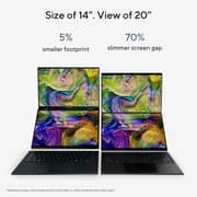 Asus Zenbook Duo (2026) Laptop - 3rd Series / Intel Core Ultra 9-386H / 14inch 3K / 1TB SSD / 32GB RAM / Shared Intel Graphics / Windows 11 Home / English & Arabic Keyboard / Moher Gray / Middle East Version - [UX8407AA-U9321W]
