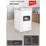 Impex Chest Freezer 100L White - IMCF100C