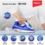 Impex Dark Blue Steam Iron - IBS402