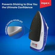 Impex Dark Blue Steam Iron - IBS402