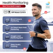 Swiss Military Alps 4 Smartwatch Blue + Victor 7 Earbuds White