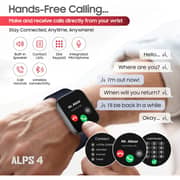 Swiss Military Alps 4 Smartwatch Blue + Victor 7 Earbuds White