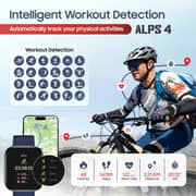 Swiss Military Alps 4 Smartwatch Blue + Victor 7 Earbuds White