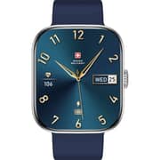 Swiss Military Alps 4 Smartwatch Blue + Victor 7 Earbuds White
