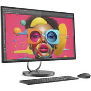 Lenovo Yoga All-in-One (2026) Desktop - 2nd Series / Intel Core Ultra 7-256V / 31.5inch UHD / 1TB SSD / 16GB RAM / Shared Intel Arc 140V Graphics / Windows 11 Pro / English & Arabic Keyboard / Storm Grey / Middle East Version - [F0HX001KAX]