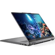 Lenovo Yoga 7i 2-in-1 Convertible (2026) Copilot+ PC - 2nd Series / Intel Core Ultra 5-226V / 14inch WUXGA / 512GB SSD / 16GB RAM / Shared Intel Arc 130V GPU / Windows 11 Home / English & Arabic Keyboard / Luna Grey / Middle East Version - [83JQ00FXAX]