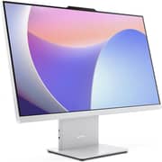 Lenovo IdeaCentre 27ARR9 All-in-One (2026) Desktop - AMD Ryzen 7-7735HS / 27inch FHD / 512GB SSD / 16GB RAM / Shared AMD Radeon 680M Graphics / Windows 11 Home / English & Arabic Keyboard / Cloud Grey / Middle East Version - [F0HQ00BYAX]