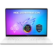 Asus ROG Zephyrus G14 Gaming (2026) Laptop - 3rd Series / Intel Core Ultra 9-386H / 14inch 3K / 1TB SSD / 32GB RAM / 12GB NVIDIA GeForce RTX 5060 Graphics / Windows 11 Home / English & Arabic Keyboard / Platinum White / ME Version - [GU405AR-SY064W]