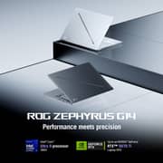 Asus ROG Zephyrus G14 Gaming (2026) Laptop - 3rd Series / Intel Core Ultra 9-386H / 14inch 3K / 1TB SSD / 32GB RAM / 12GB NVIDIA GeForce RTX 5060 Graphics / Windows 11 Home / English & Arabic Keyboard / Platinum White / ME Version - [GU405AR-SY064W]