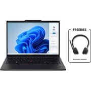Lenovo ThinkPad T14 Gen 5 (Intel) (2026) AI PC - 1st Series / Intel Core Ultra 5-135U / 14inch WUXGA / 256GB SSD / 16GB RAM / Shared Intel Graphics / Windows 11 Pro / English Keyboard / Black / ME Version - [21ML00F4GP] + 4XD1Q30302 Headset