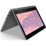 Lenovo Chromebook 500e Gen 5 2-in-1 Convertible (2026) Laptop - MediaTek Kompanio-540 / 12inch HD / 64GB UFS / 8GB RAM / Shared Arm Mali-G57 MC2 GPU / ChromeOS / English & Arabic Keyboard / Luna Grey / Middle East Version - [83TA000JEL]
