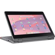 Lenovo Chromebook 500e Gen 5 2-in-1 Convertible (2026) Laptop - MediaTek Kompanio-540 / 12inch HD / 64GB UFS / 8GB RAM / Shared Arm Mali-G57 MC2 GPU / ChromeOS / English & Arabic Keyboard / Luna Grey / Middle East Version - [83TA000JEL]
