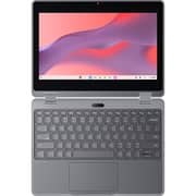 Lenovo Chromebook 500e Gen 5 2-in-1 Convertible (2026) Laptop - MediaTek Kompanio-540 / 12inch HD / 64GB UFS / 8GB RAM / Shared Arm Mali-G57 MC2 GPU / ChromeOS / English & Arabic Keyboard / Luna Grey / Middle East Version - [83TA000JEL]