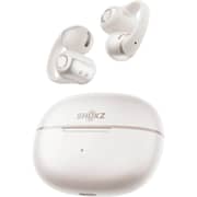 Shokz Opendots 2 Clip-On Wireless Earbuds Pearl White