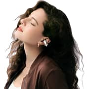 Shokz Opendots 2 Clip-On Wireless Earbuds Pearl White