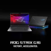 Asus ROG Strix G16 Gaming (2026) Laptop - 14th Gen / Intel Core i7-14650HX / 16inch FHD+ / 1TB SSD / 16GB RAM / 8GB NVIDIA GeForce RTX 5060 Graphics / Windows 11 Home / English & Arabic Keyboard / Eclipse Gray / Middle East Version - [G615JMR-RV022W]
