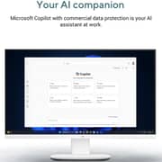 Asus All-in-One (2026) Desktop - AMD Ryzen AI 5-430 / 23.8 Inch FHD / 512GB SSD / 16GB RAM / Shared AMD Radeon 840M Graphics / Windows 11 Home / English & Arabic Keyboard / White / Middle East Version - [VM640GA-WPC024W]