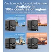 Glassology 1Pc 4 Port 25W Universal Adapter Assorted - GTUTA04