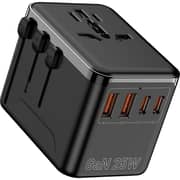 Glassology 1Pc 4 Port 25W Universal Adapter Assorted - GTUTA04