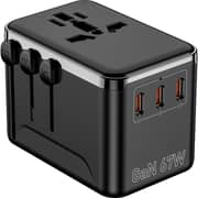 Glassology 1Pc 4 Port 67W Universal Adapter Assorted - GTUTA05