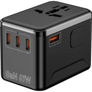Glassology 1Pc 4 Port 67W Universal Adapter Assorted - GTUTA05