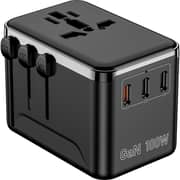 Glassology 1Pc 4 Port 100W Universal Adapter Assorted - GTUTA06