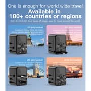 Glassology 1Pc 4 Port 100W Universal Adapter Assorted - GTUTA06