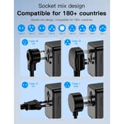 Glassology 1Pc 4 Port 100W Universal Adapter Assorted - GTUTA06