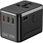 Glassology 1Pc 4 Port 100W Universal Adapter Assorted - GTUTA06