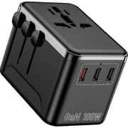 Glassology 1Pc 4 Port 100W Universal Adapter Assorted - GTUTA06