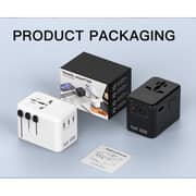 Glassology 1Pc 4 Port 100W Universal Adapter Assorted - GTUTA06