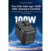 Glassology 1Pc 4 Port 100W Universal Adapter Assorted - GTUTA06