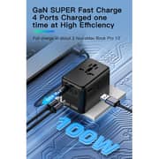 Glassology 1Pc 4 Port 100W Universal Adapter Assorted - GTUTA06