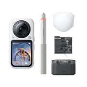Insta360 - X6 - 360 Cameras - Essential Bundle - Arctic White
