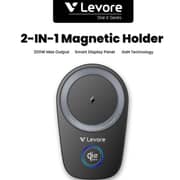 Levore One X Series Magnetic Wireless Charging Car Holder Black - LCH81