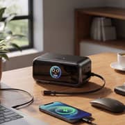 Levore One X Series Desktop Charging Station Black - LGCS12