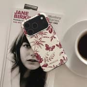 Mobcos Bloome Hard Case White/Red iPhone 17 Pro - 1026118395554