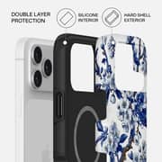 Mobcos Chinoiserie Floral Hard Case Blue/White iPhone 17 Pro - 3543088630235
