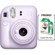 Fujifilm Instax Mini 12 Instant Camera Lilac Purple + 1 Pack Film