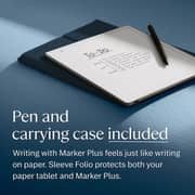 reMarkable Paper Pure Tablet - WiFi 32GB 10.3inch Ocean Blue + Marker + Folio - International Version - RM95A-1000NW