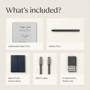 reMarkable Paper Pure Tablet - WiFi 32GB 10.3inch Ocean Blue + Marker + Folio - International Version - RM95A-1000NW