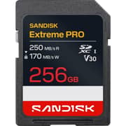 SanDisk Extreme PRO UHS-I SDXC Memory Card 256GB Black - SDSDXXJ-256G-GSCIN - International Version
