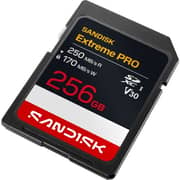 SanDisk Extreme PRO UHS-I SDXC Memory Card 256GB Black - SDSDXXJ-256G-GSCIN - International Version