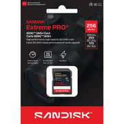 SanDisk Extreme PRO UHS-I SDXC Memory Card 256GB Black - SDSDXXJ-256G-GSCIN - International Version